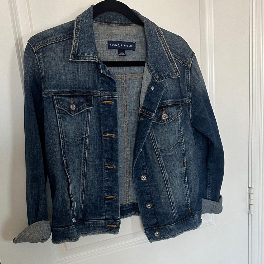 Rock & Republic Blue Denim Jacket